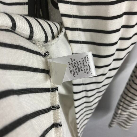 cupio tie front striped sweater M - Picture 6 of 8